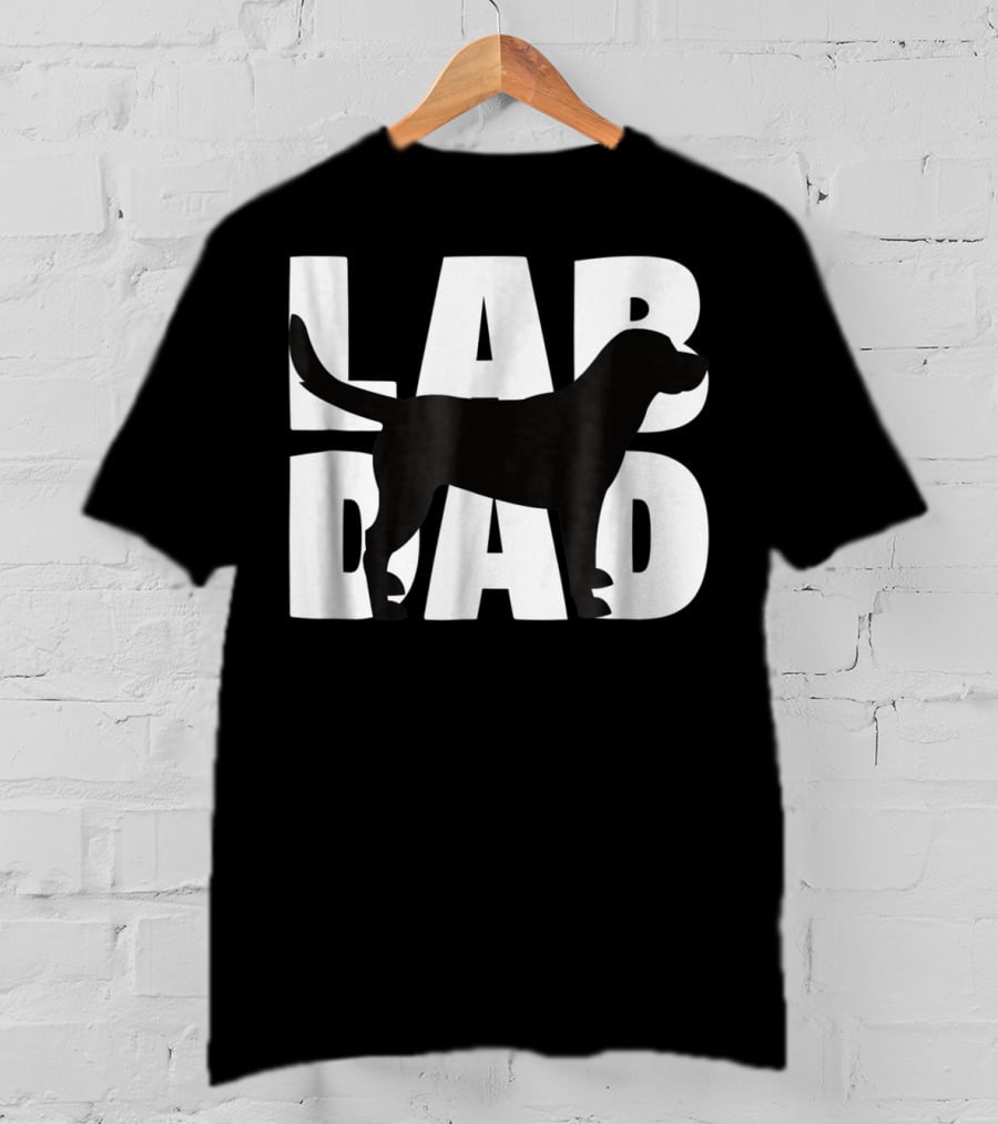Lab Dad Labrador Retriever Dad Labrad T-Shirt
