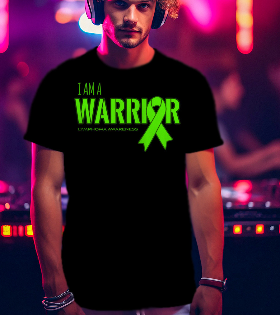 I Am A Warrior Lymphoma Awareness T-Shirt