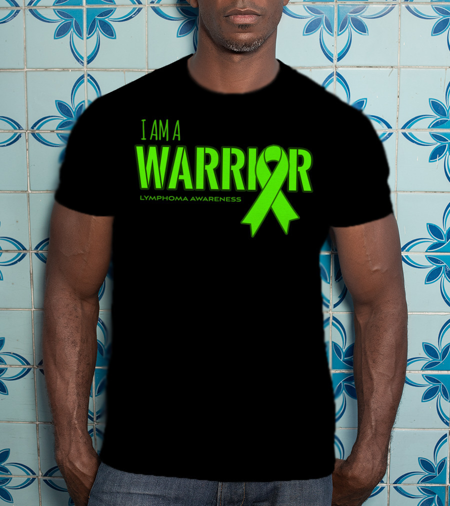 I Am A Warrior Lymphoma Awareness T-Shirt