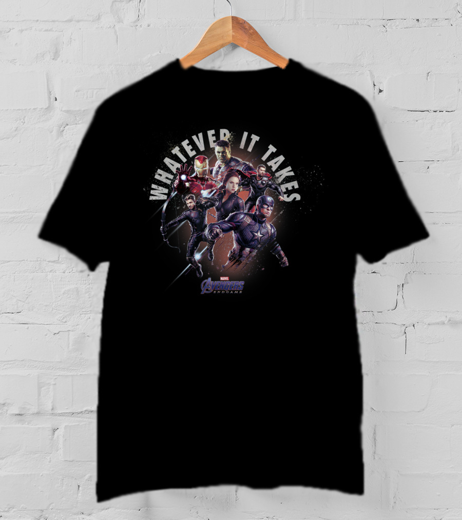 Marvel Avengers Endgame Whatever It Takes Group Shot T-Shirt
