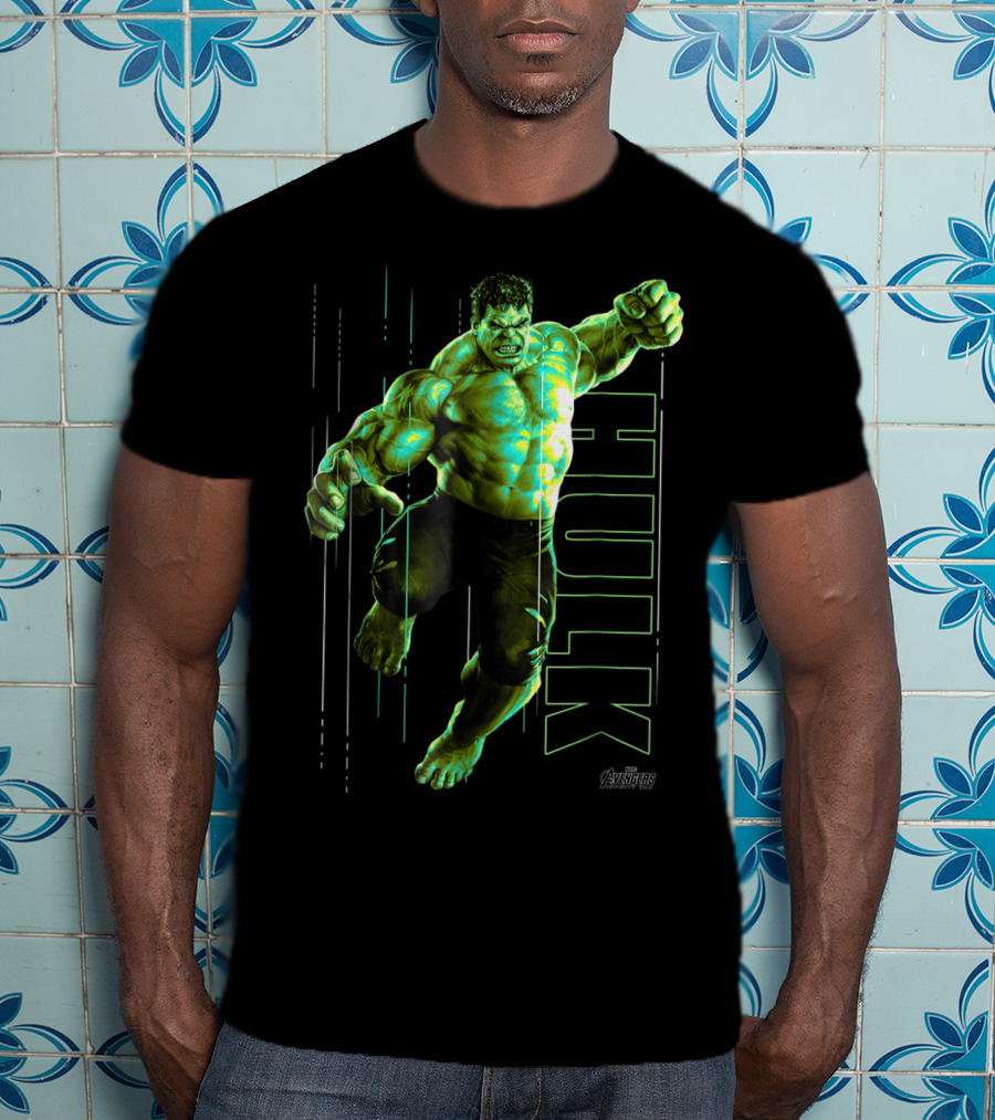 Marvel Avengers Infinity War Hulk Jump Smash T-Shirt
