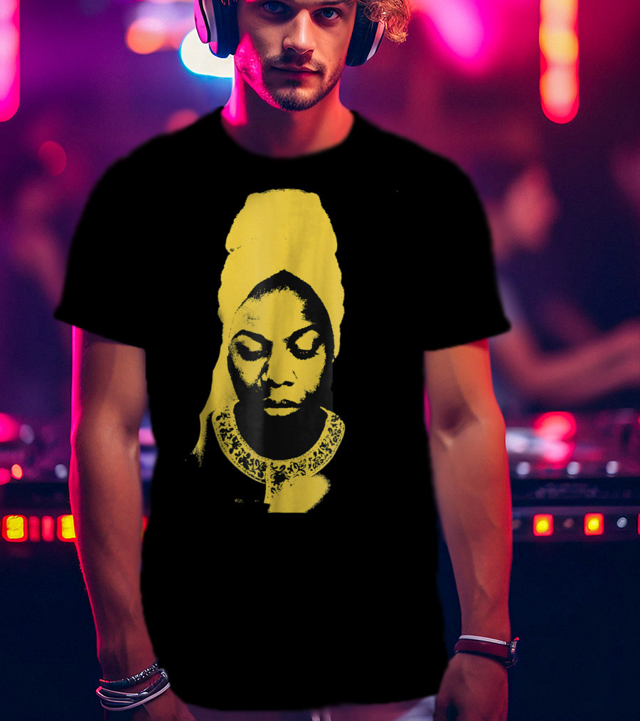Nina Simone Yellow T-Shirt