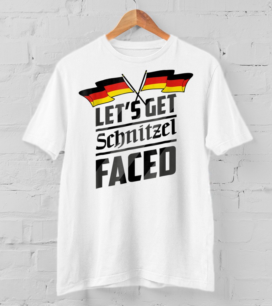 Let's Get Schnitzel Faced Oktoberfest Outfit Ideas Female Mens Girl T-Shirt