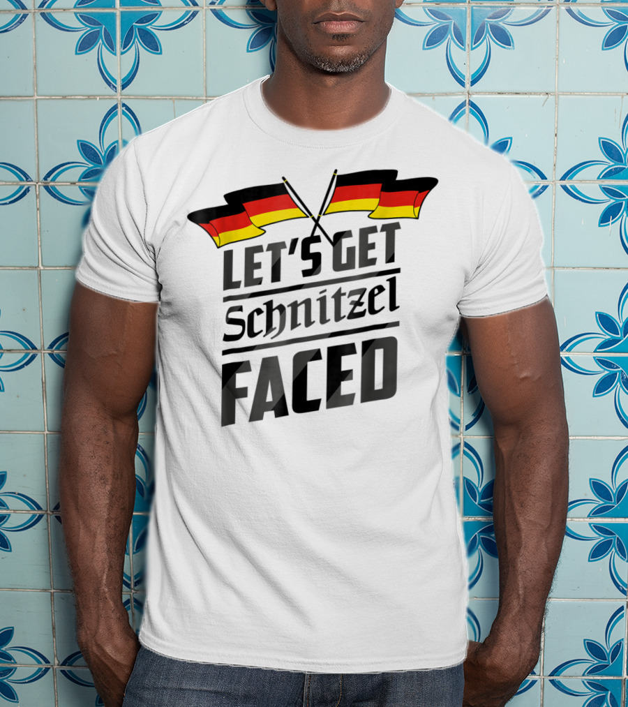 Let's Get Schnitzel Faced Oktoberfest Outfit Ideas Female Mens Girl T-Shirt