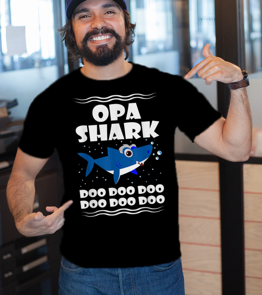 Opa Shark Doo Doo Doo Doo Doo Doo T-Shirt