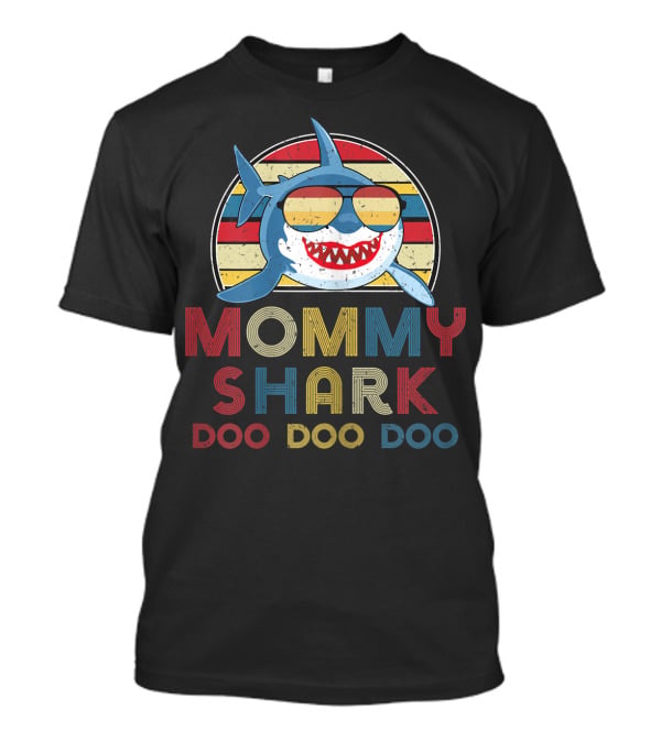 Mommy Shark Doo Doo Doo Retro T-Shirt