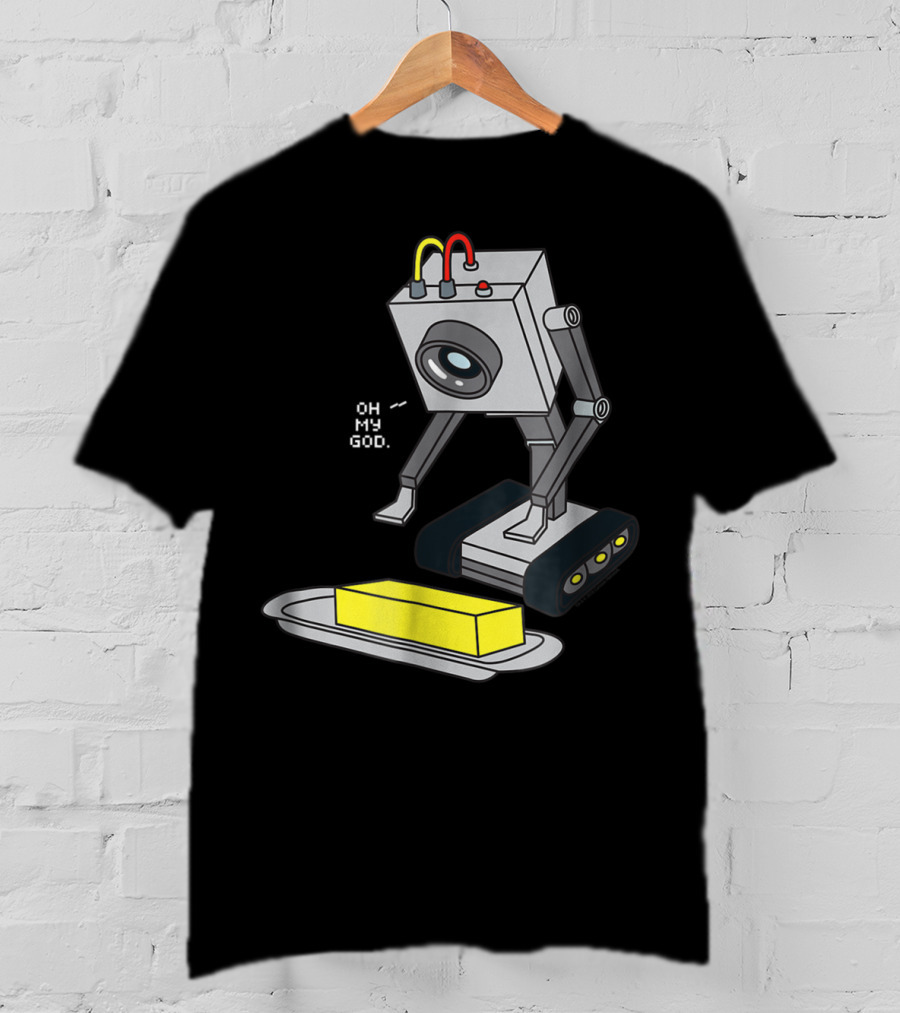 Rick And Morty Pass The Butter Oh My God Robot Scene T-Shirt
