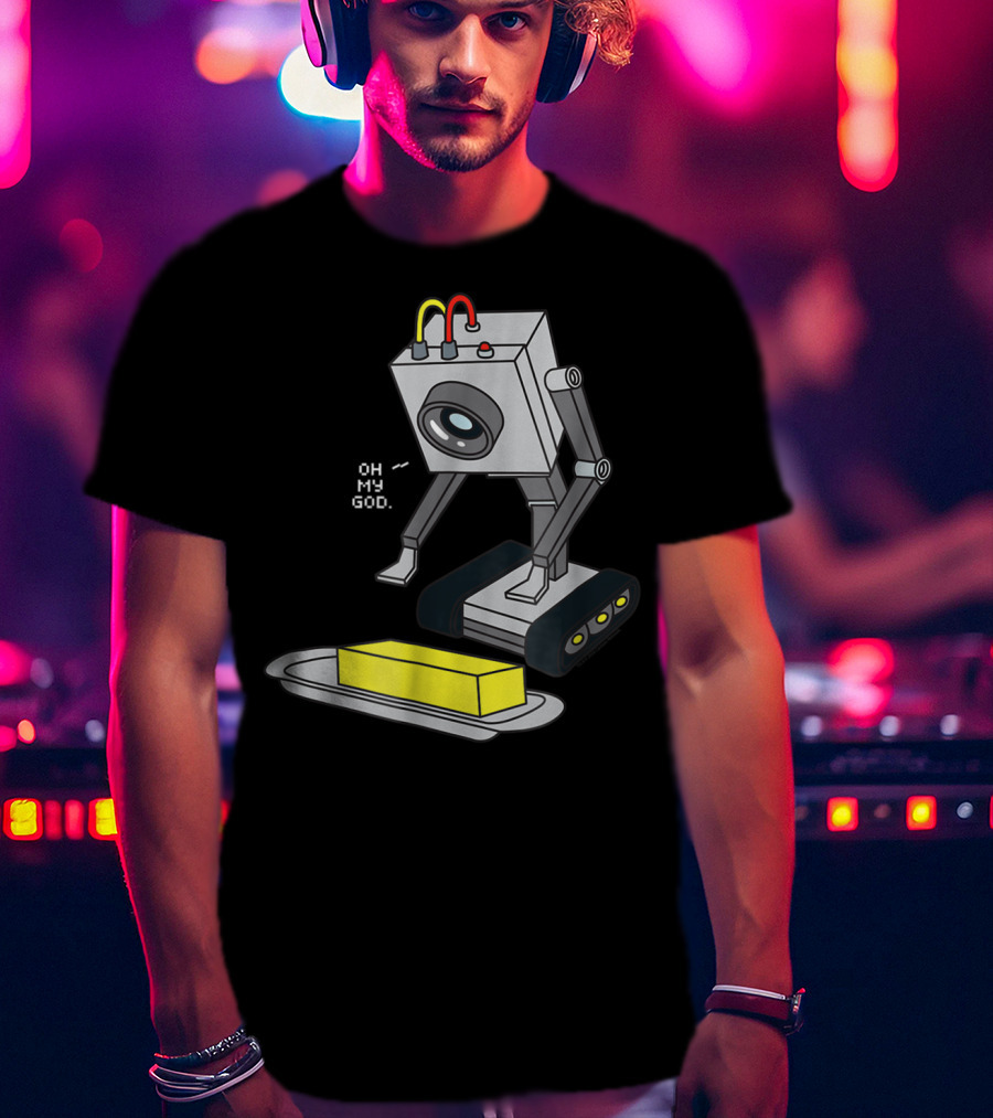 Rick And Morty Pass The Butter Oh My God Robot Scene T-Shirt