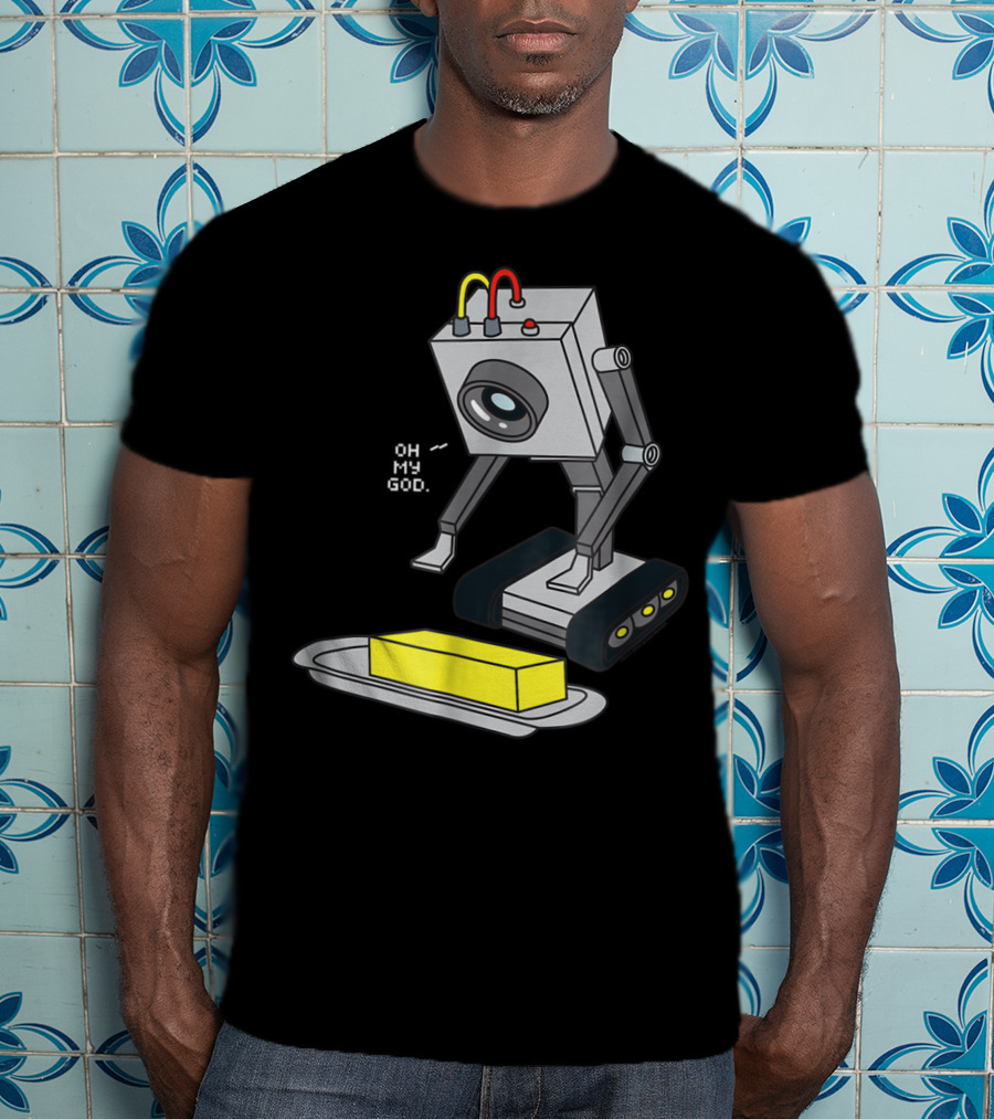 Rick And Morty Pass The Butter Oh My God Robot Scene T-Shirt