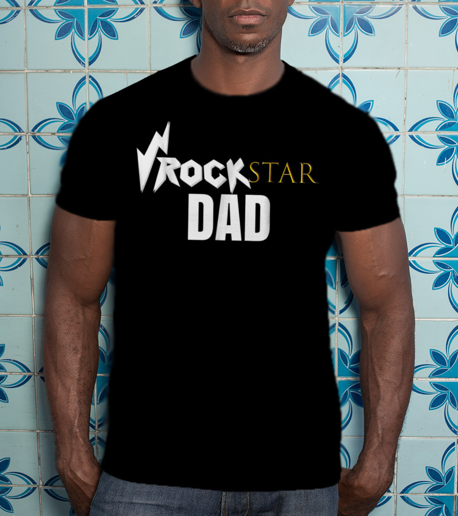 Rockstar Dad Birthday Party T-Shirt