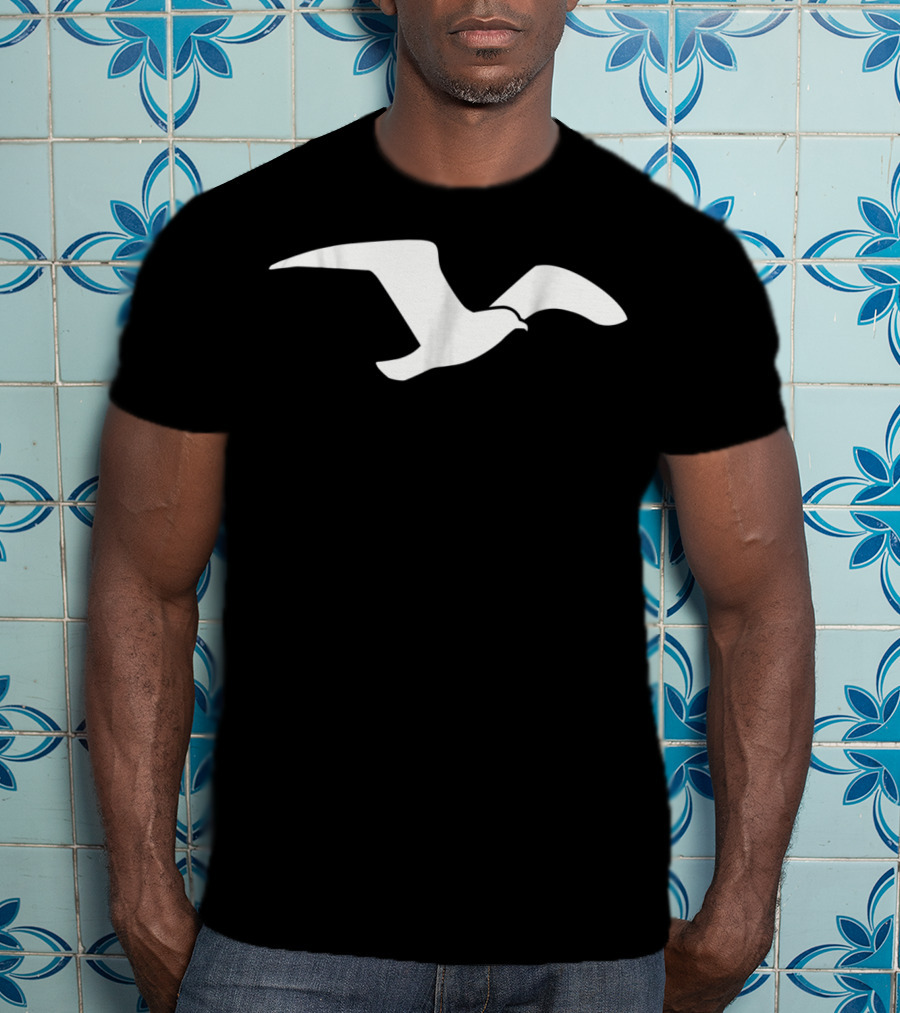 Seagull Silhouette Bird T-Shirt