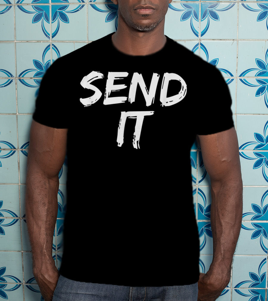 SEND IT Snowmobile Dirt Bike Fan T-Shirt