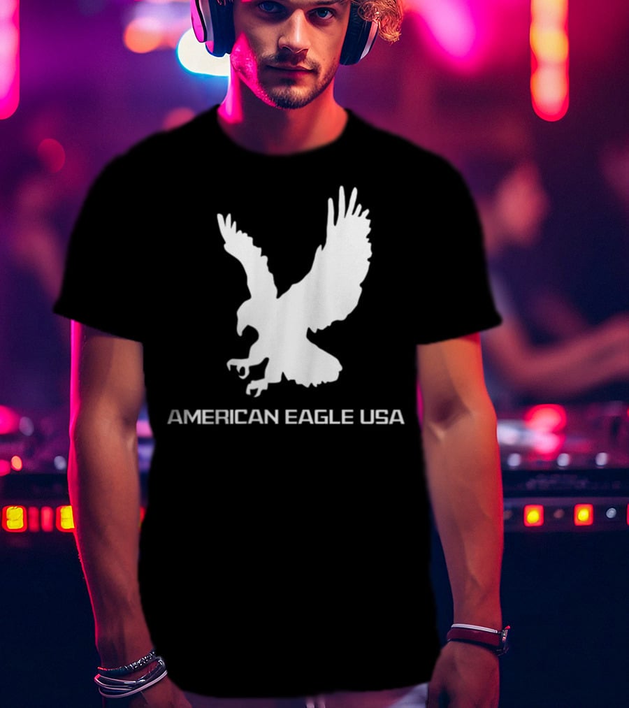 American Eagle USA Iconic Emblem T-Shirt