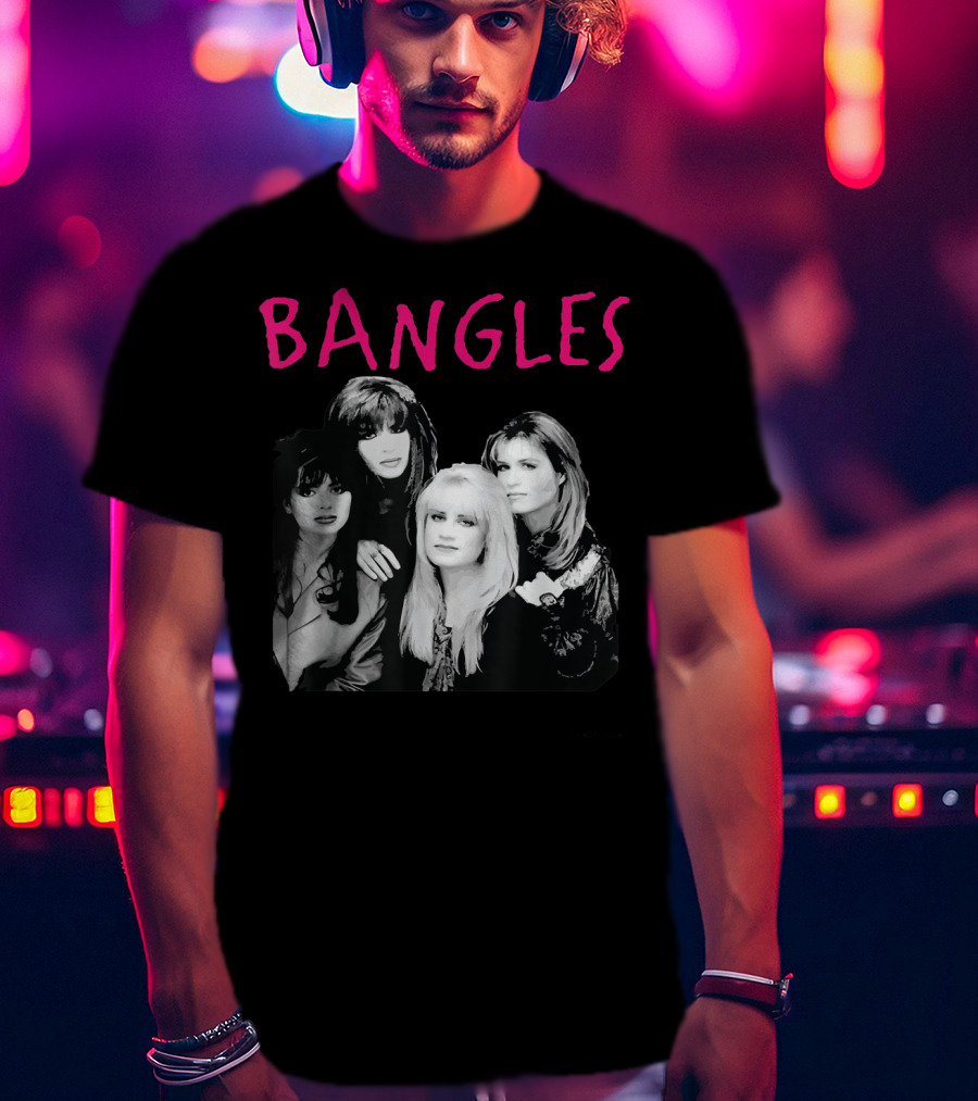 Bangles Band Iconic Pop Rock Group Members T-Shirt