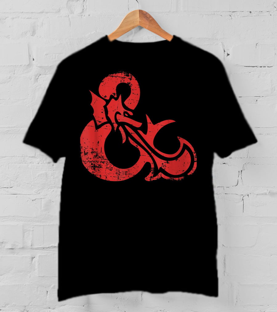 Dungeons And Dragons Red Ampersand Dragon T-Shirt