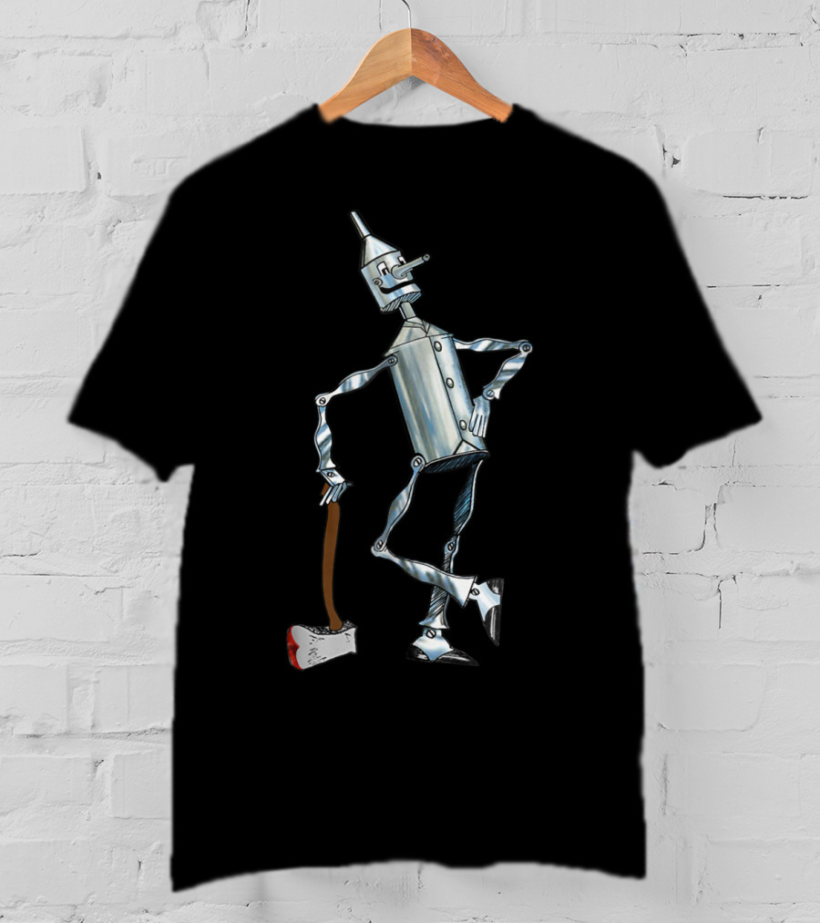 Tin Man Wizard Of Oz Tin Woodsman With Axe T-Shirt