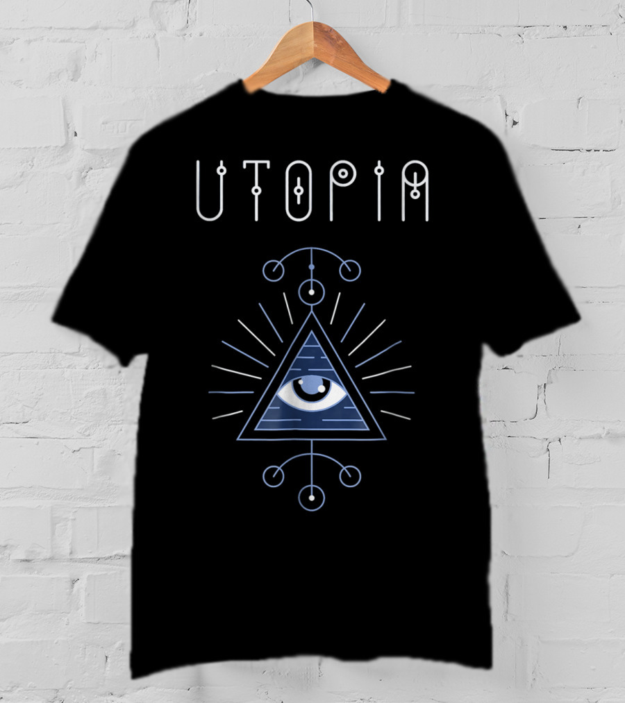 Todd Rundgren's Utopia Eye Triangle Symbol Illuminated T-Shirt
