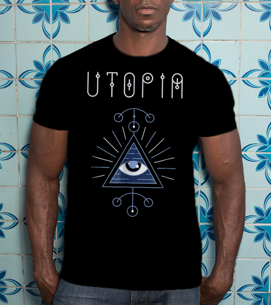 Todd Rundgren's Utopia Eye Triangle Symbol Illuminated T-Shirt