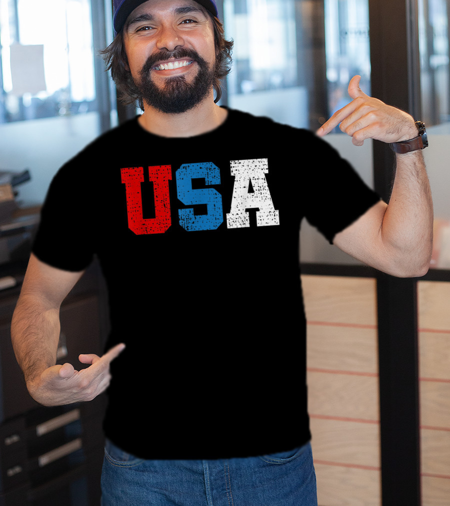 USA Fourth Of July America Unite Independence Day T-Shirt