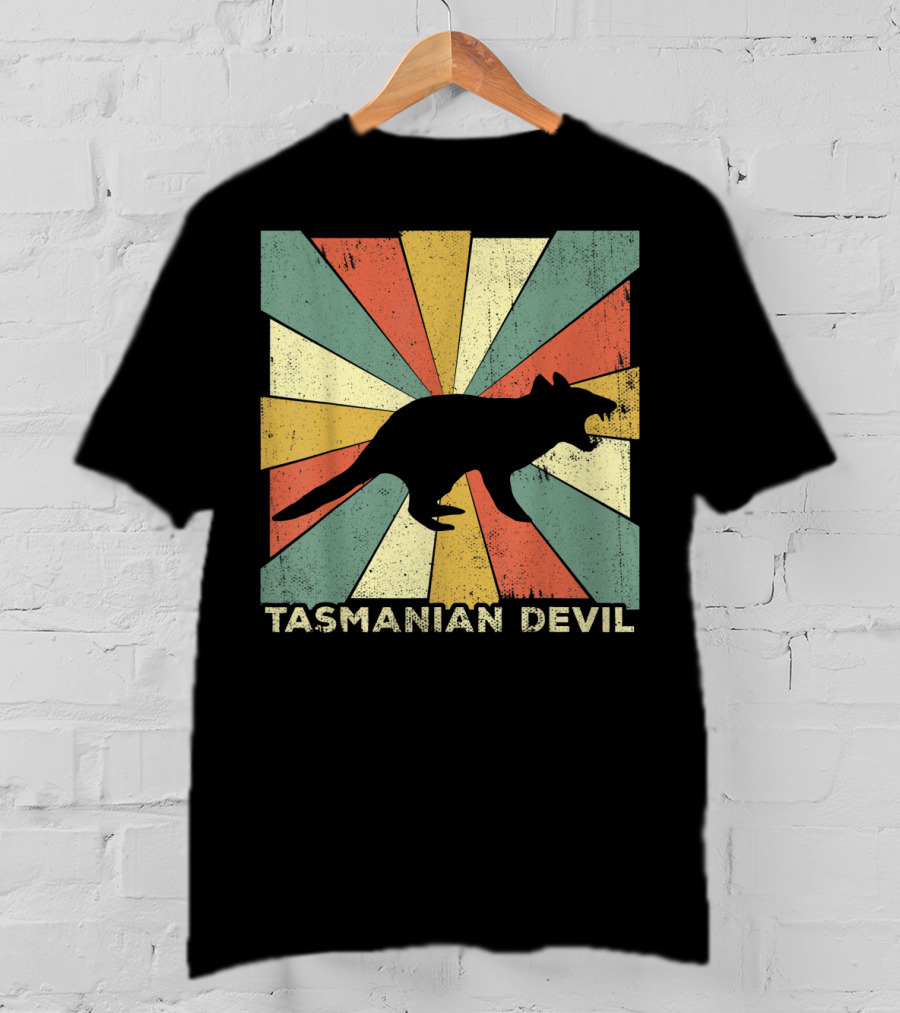 Vintage Tasmanian Devil Lover Style Animal Retro T-Shirt