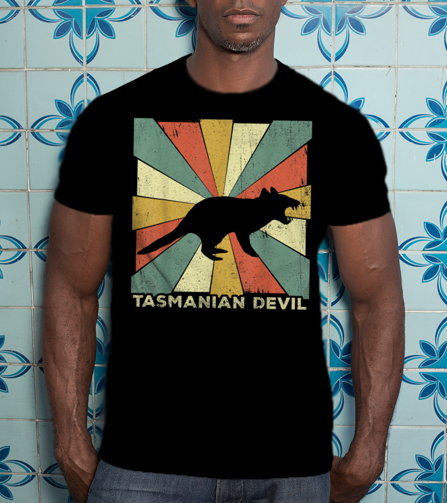 Vintage Tasmanian Devil Lover Style Animal Retro T-Shirt