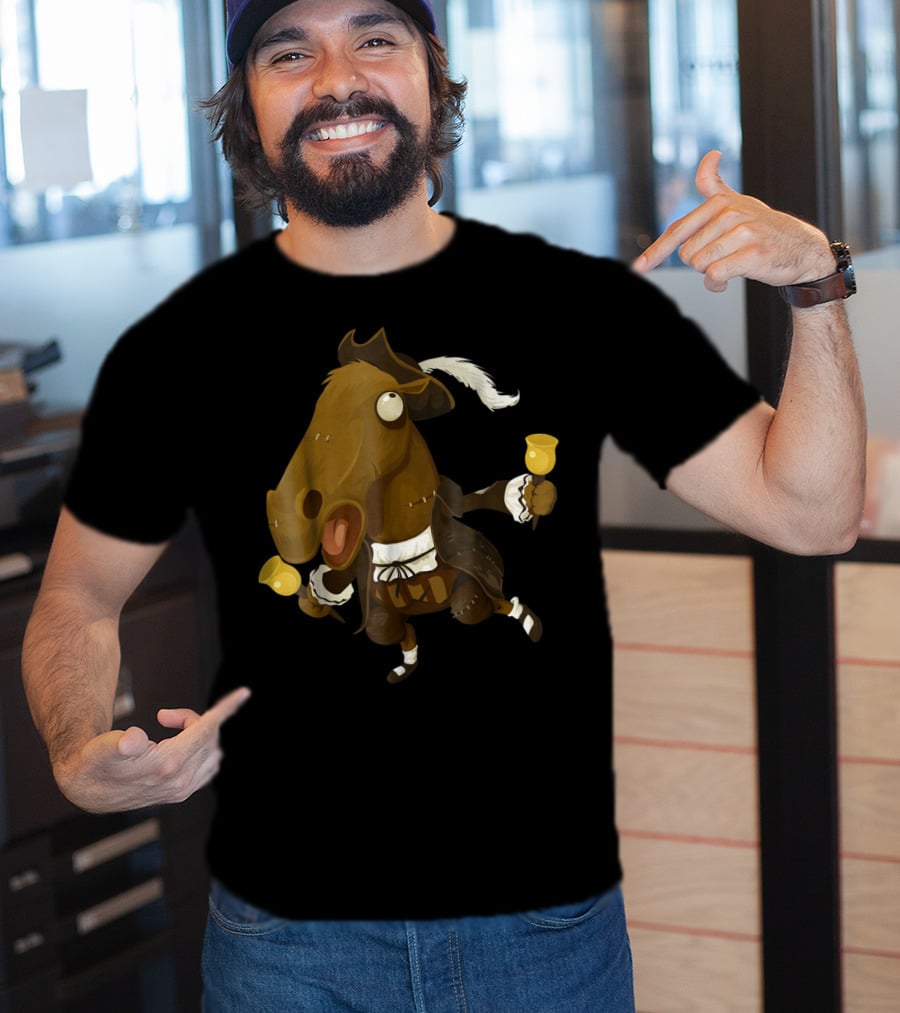 Funny Horse Joke For Horse Lovers Bell-Ringing 18th Century T-Shirt