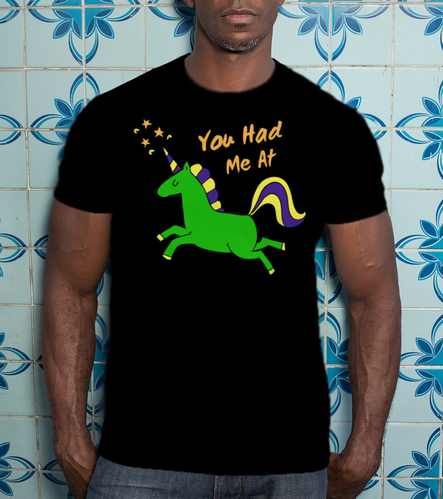 You Had Me At Funny Unicorn Youth Magical Horse T-Shirt