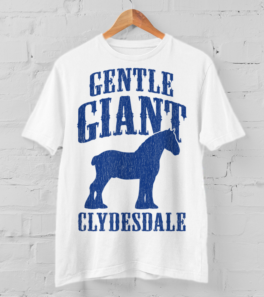 Gentle Giant Clydesdale Draft Horse T-Shirt