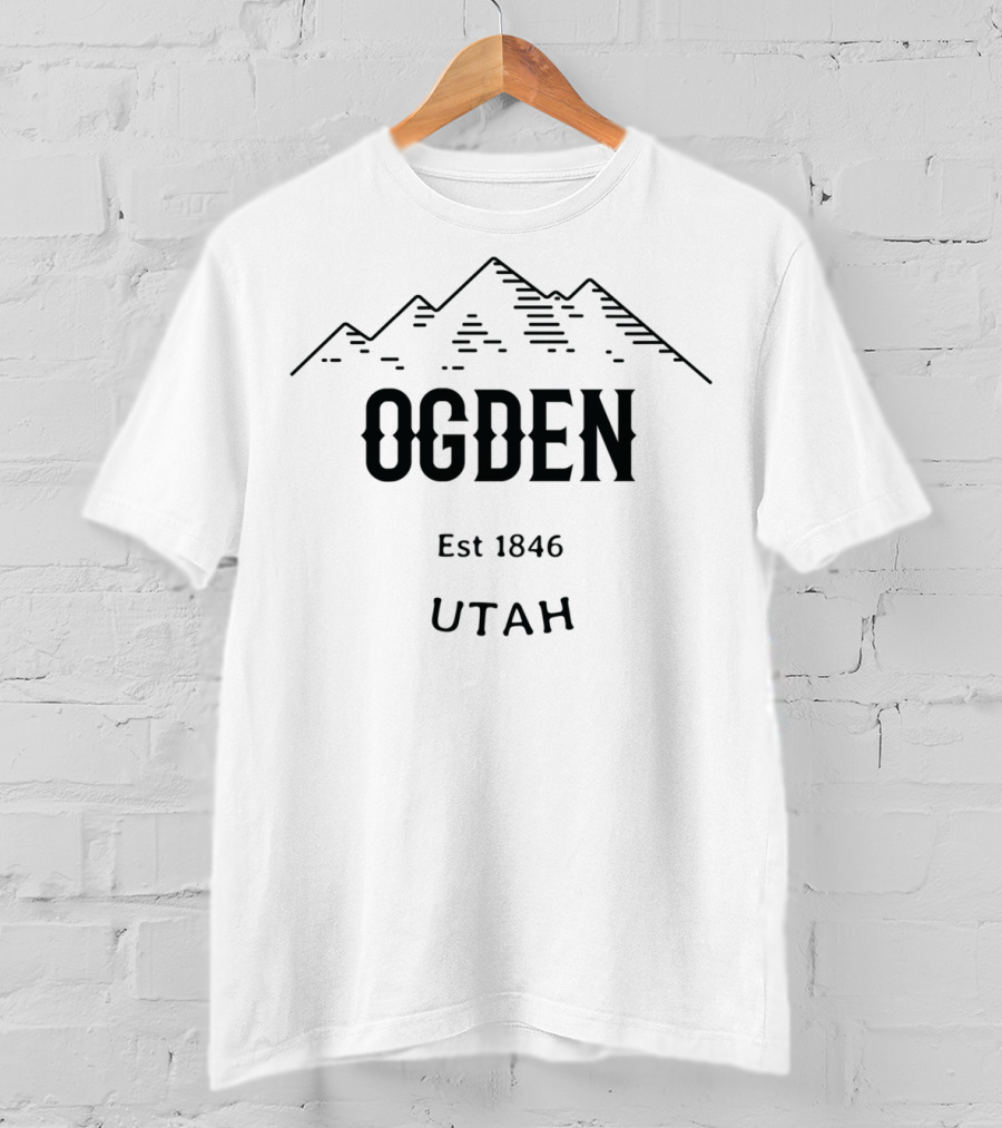 Ogden Utah Est 1846 Vintage Rocky Mountains T-Shirt