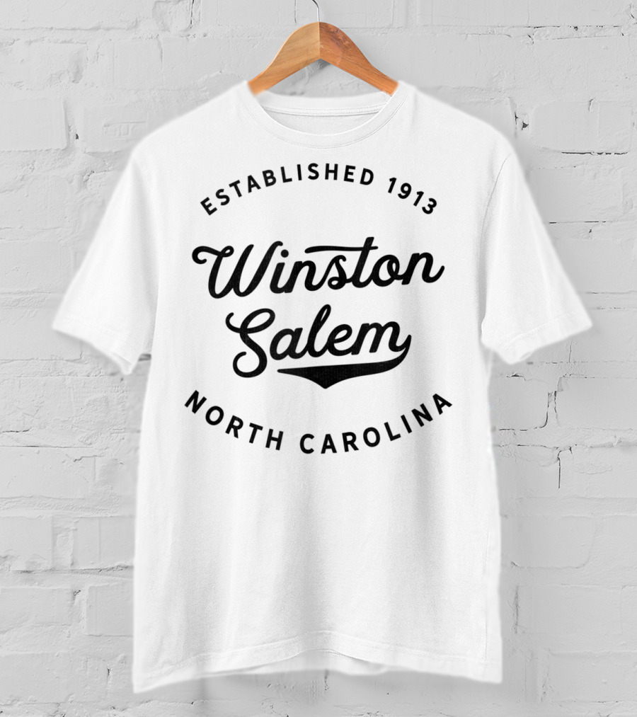 Established 1913 Winston Salem North Carolina Classic Vintage T-Shirt