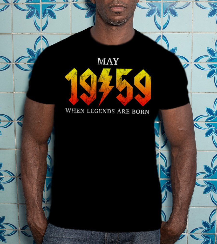 May 1959 When Legends Are Born Classic Rock T-Shirt