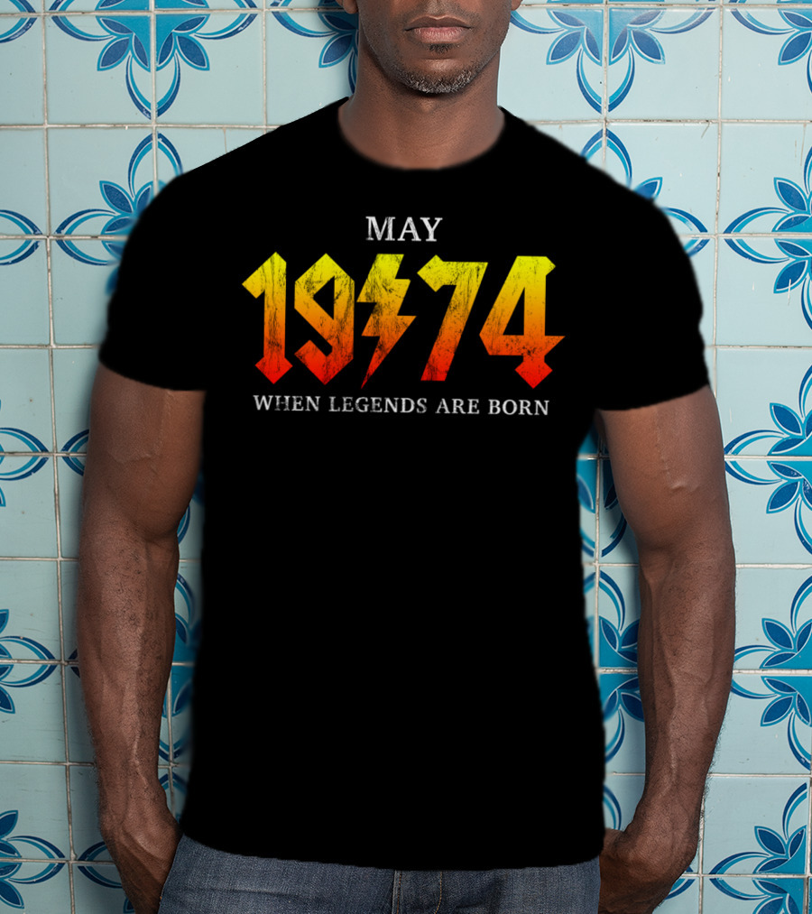 May 1974 When Legends Are Born Rock T-Shirt