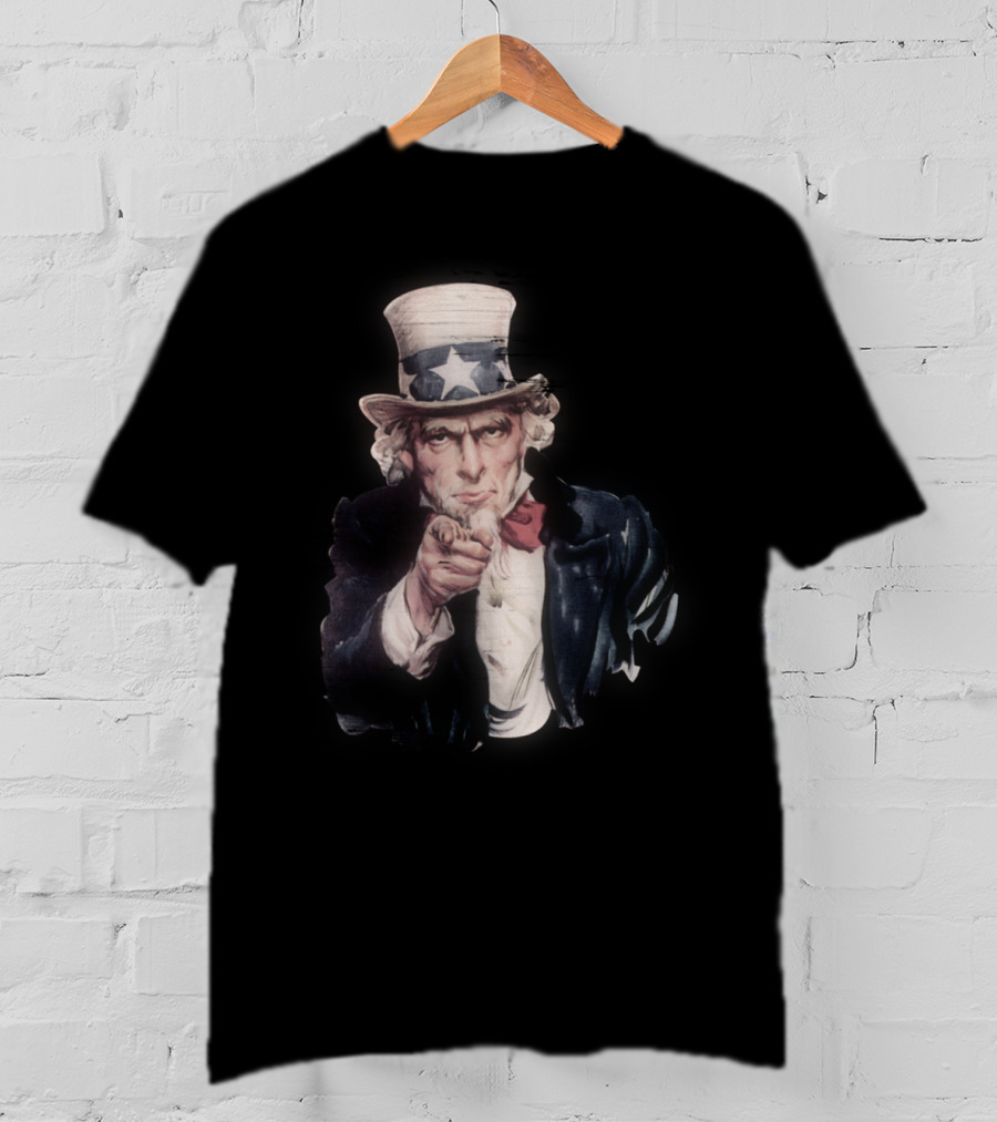 Classic Uncle Sam Pointing American Patriotism T-Shirt