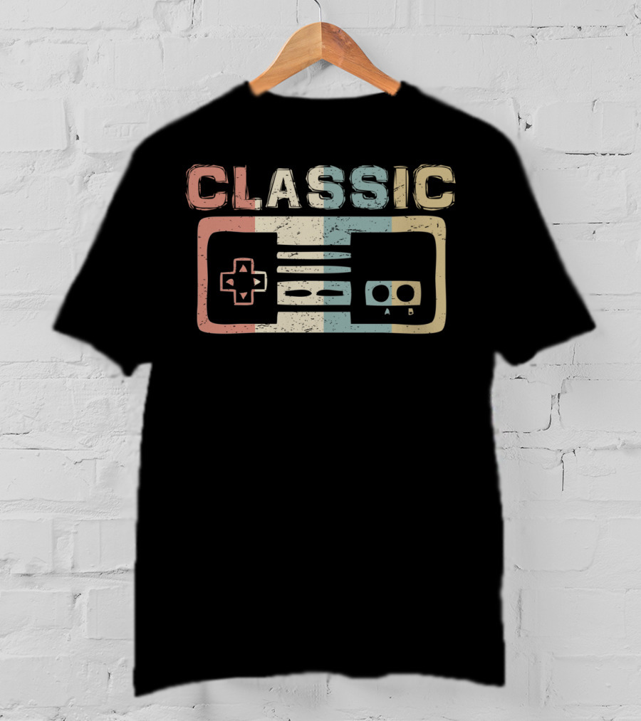 Classic Retro Video Game Controller T-Shirt