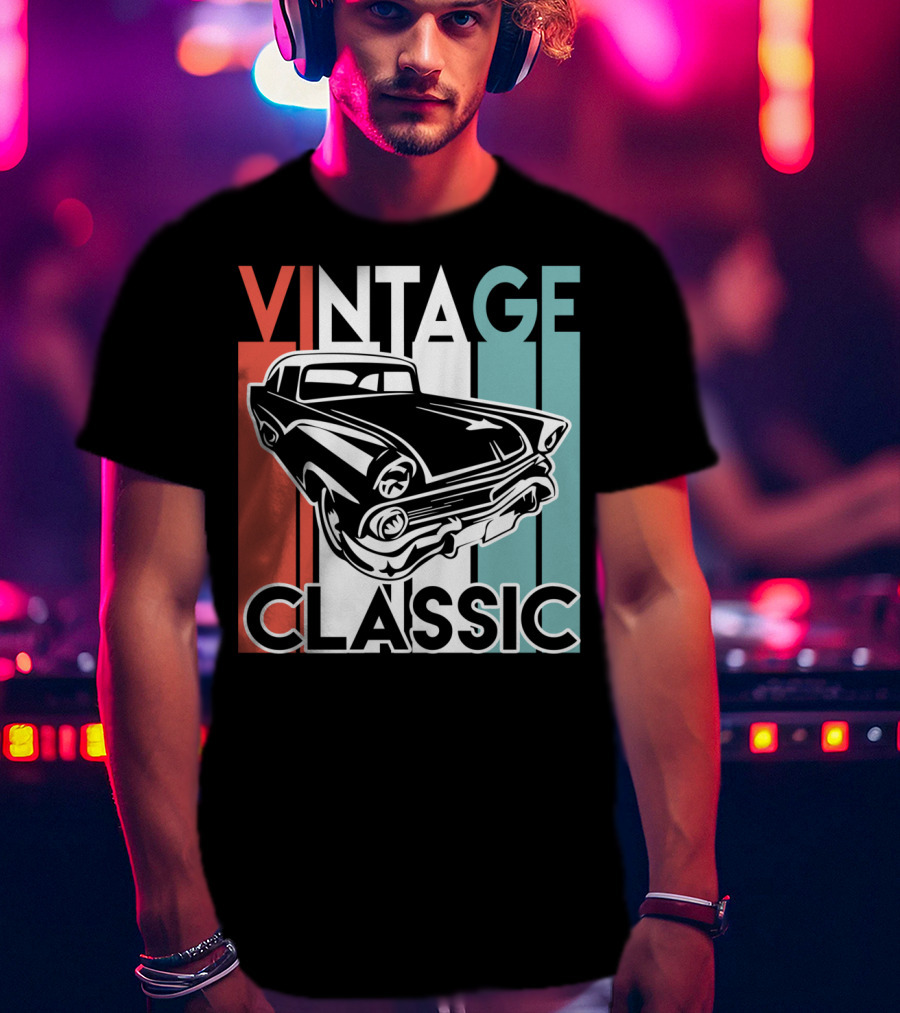 Vintage Classic Old Car T-Shirt
