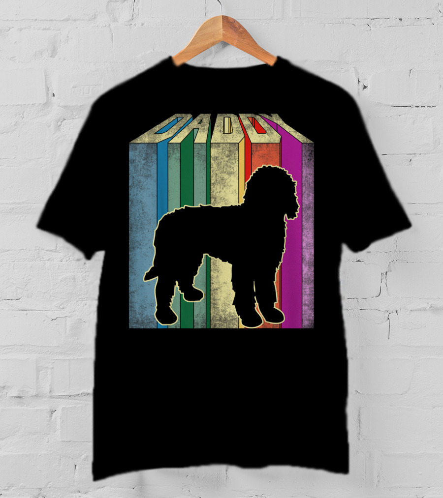 Daddy Multicolor Silhouette Doodle T-Shirt
