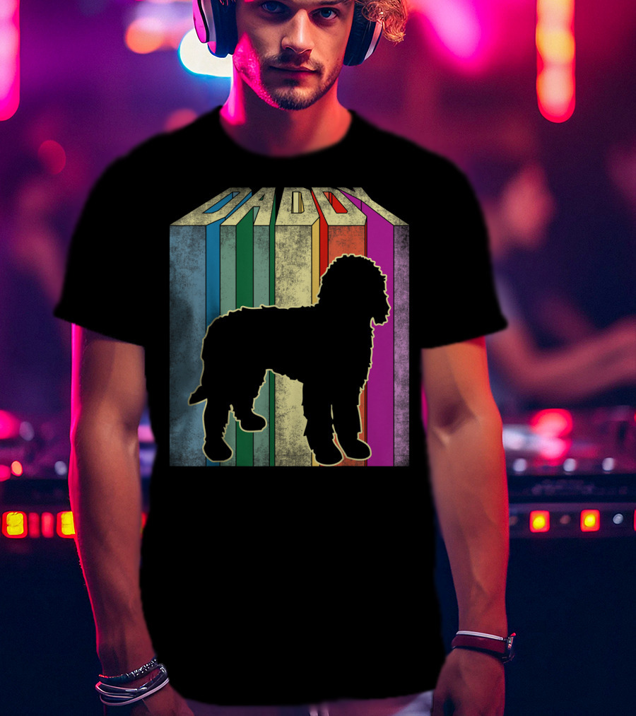 Daddy Multicolor Silhouette Doodle T-Shirt