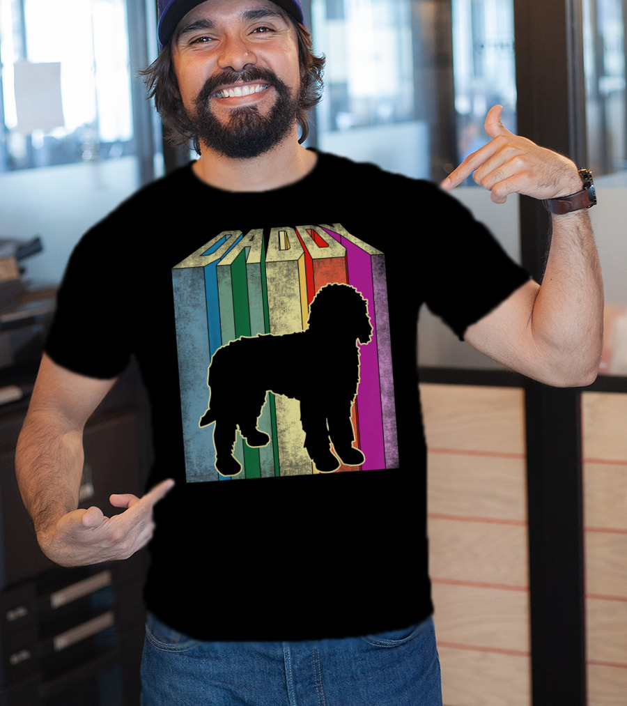 Daddy Multicolor Silhouette Doodle T-Shirt