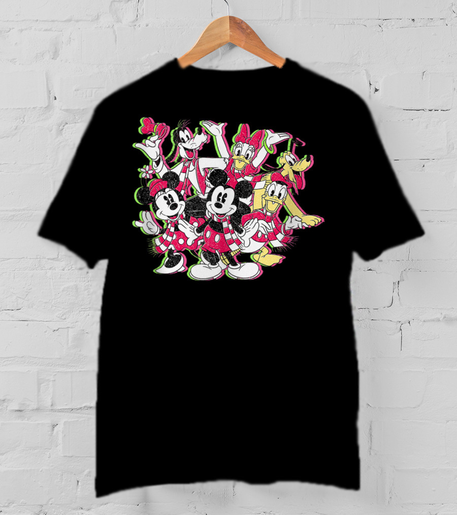 Disney Classic Characters Featuring Mickey Minnie Donald Goofy And Daisy T-Shirt