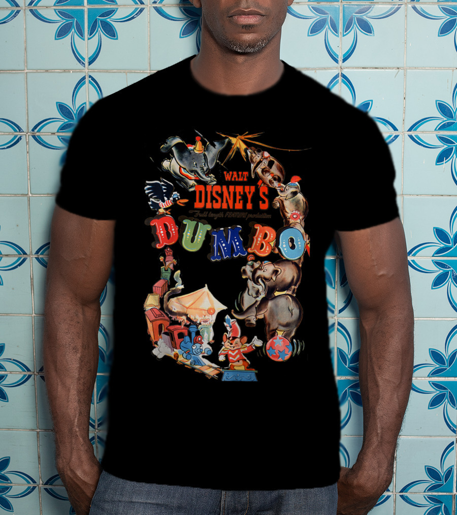 Walt Disney's Dumbo Classic Characters Circus T-Shirt