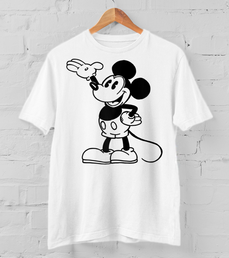 Disney Mickey Mouse Classic Vintage Retro Character T-Shirt