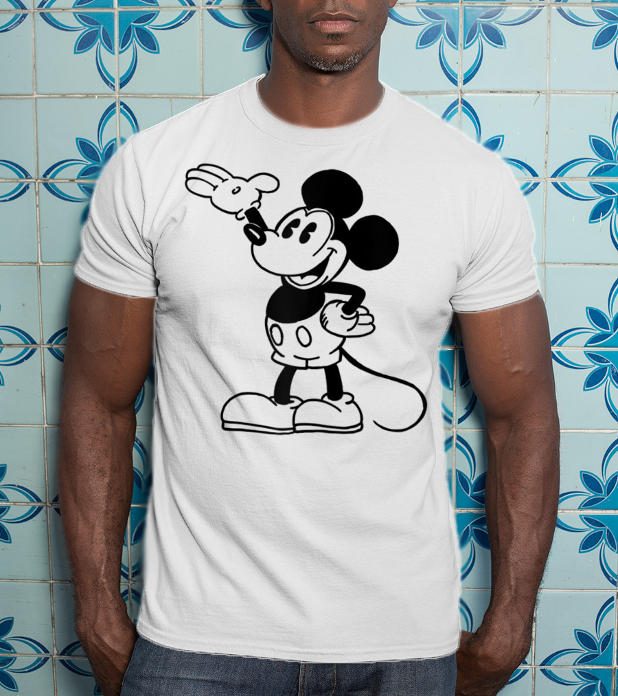 Disney Mickey Mouse Classic Vintage Retro Character T-Shirt