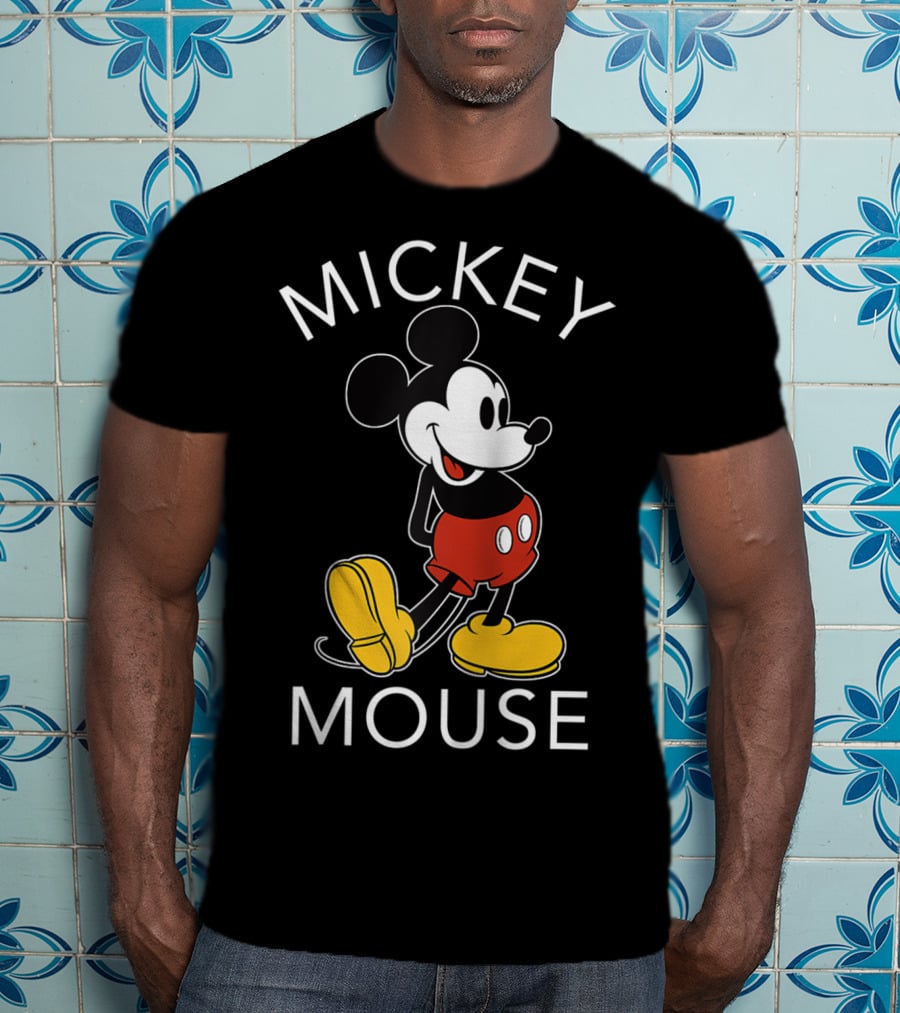 Mickey Mouse Disney Classic Red Shorts Yellow Shoes T-Shirt