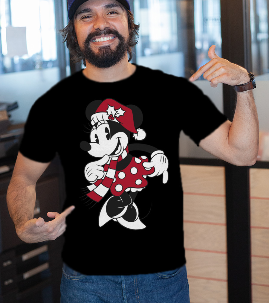 Disney Minnie Mouse Christmas Festive Attire T-Shirt