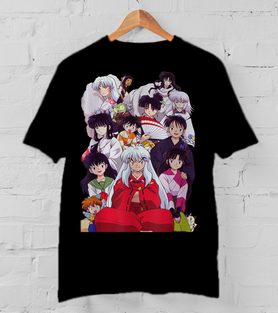Inuyasha Characters Compilation Japanese Anime Series T-Shirt