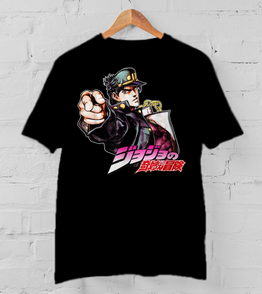 JoJo's Bizarre Adventure Classics Jotaro Kujo Manga T-Shirt