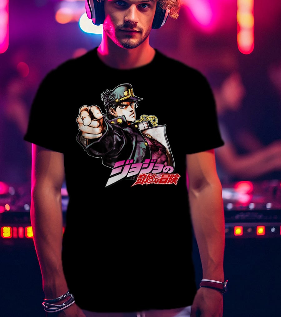 JoJo's Bizarre Adventure Classics Jotaro Kujo Manga T-Shirt