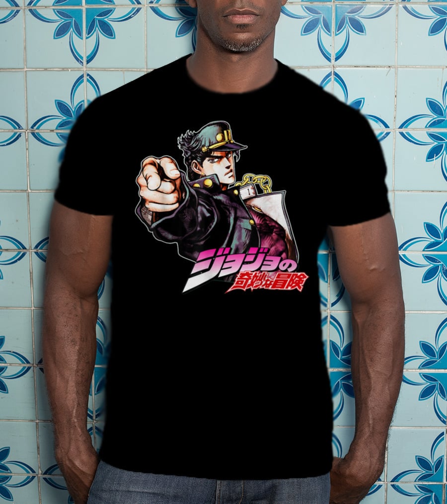 JoJo's Bizarre Adventure Classics Jotaro Kujo Manga T-Shirt