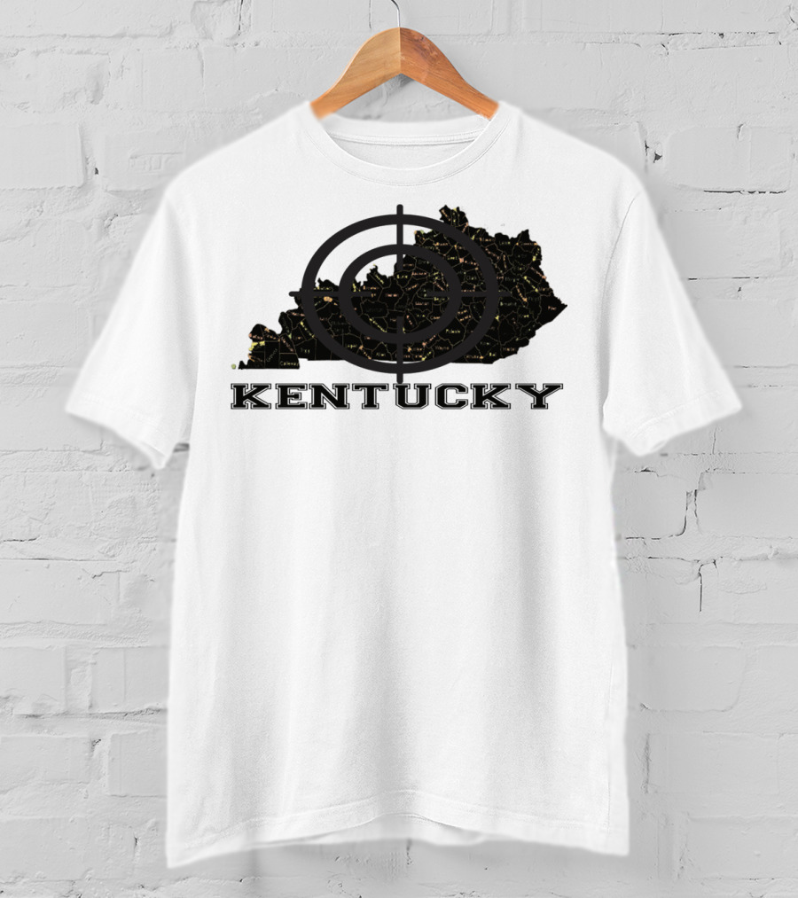 Kentucky Maps Classic Vintage Kentucky T-Shirt