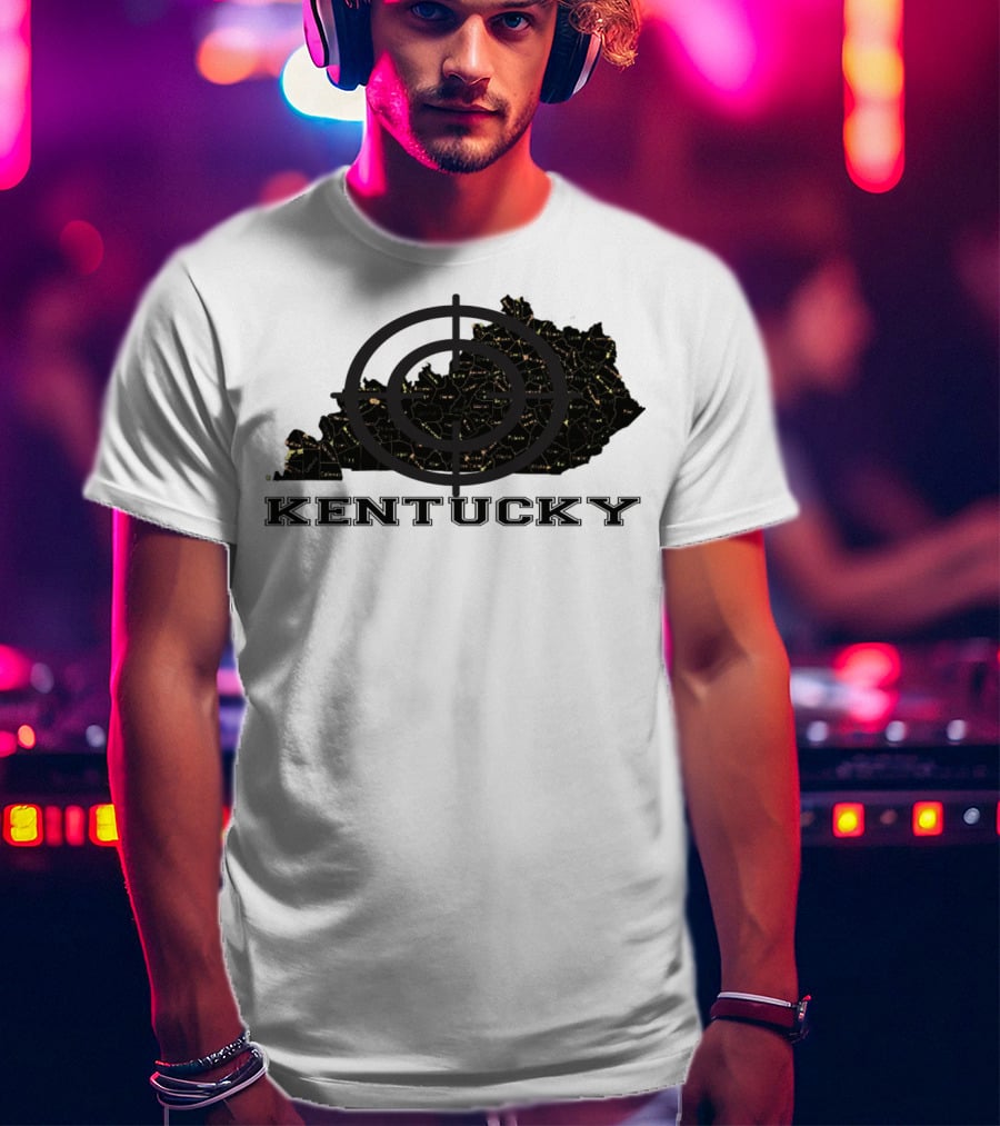 Kentucky Maps Classic Vintage Kentucky T-Shirt